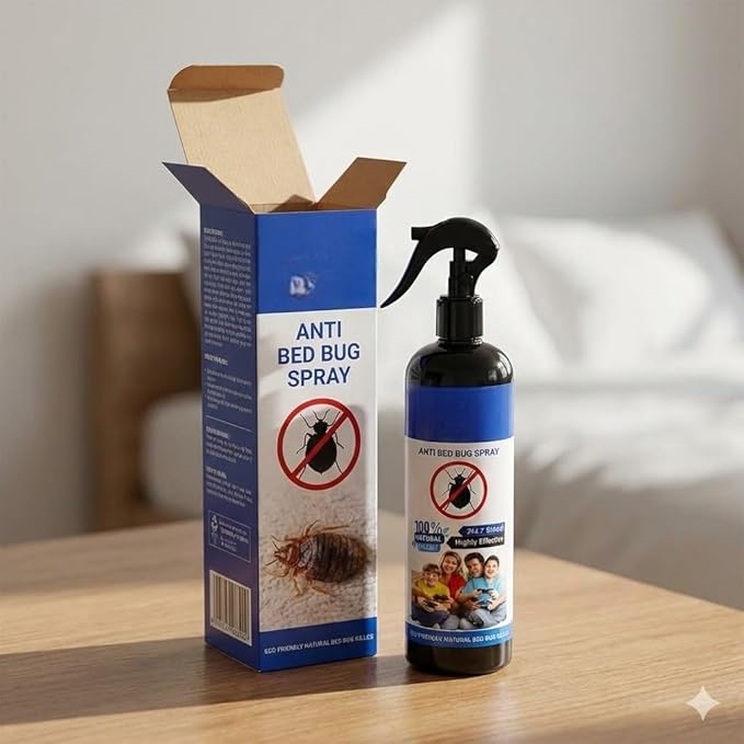 Spontiq Bed Bug Repellent Spray | Effective Bed Bug Treatment for Home, Office, Warehouse - Pack of 2