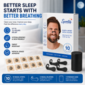 Spontiq Nasal Dilator Breathing Kit | Reusable Nasal Dilators & Adhesive Strips | Comfortable Day & Night Use